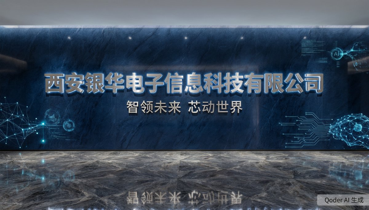 西安银华电子信息科技有限公司企业形象墙